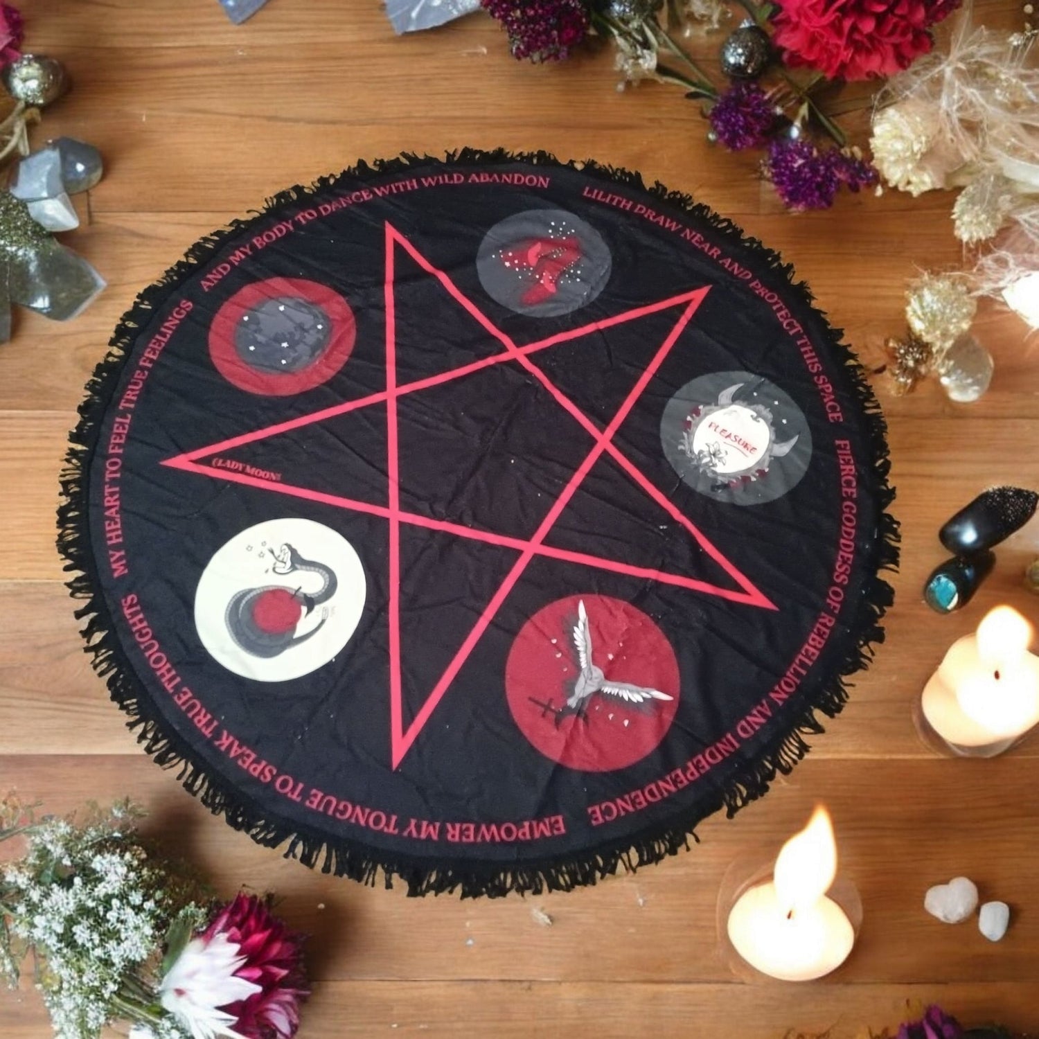 Traveling Spell Space Collection | Portable Altar Mats for Witchcraft, Rituals &amp; Sacred Space