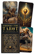 Whispers of Time Tarot deck box by Sonya Kulynyak showing illustrated multilingual tarot cards with dreamlike historical imagery