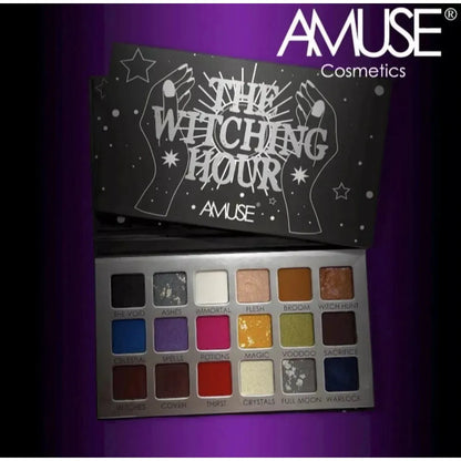 The Witching Hour Eyeshadow Palette – 18 Bold &amp; Witchy Shades by Amuse Cosmetics