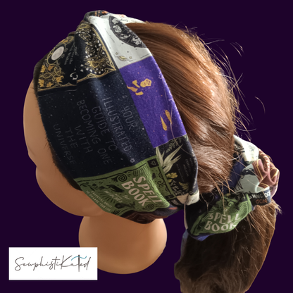 Witchy Books Headbands &amp; Scrunchies