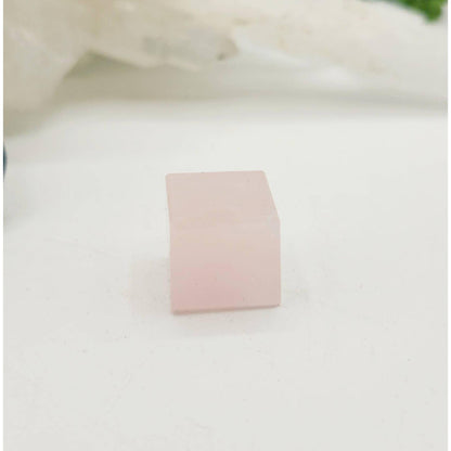 Rose Quartz Sacred Geometry Crystal Set – 7-Piece Platonic Solids + Grid