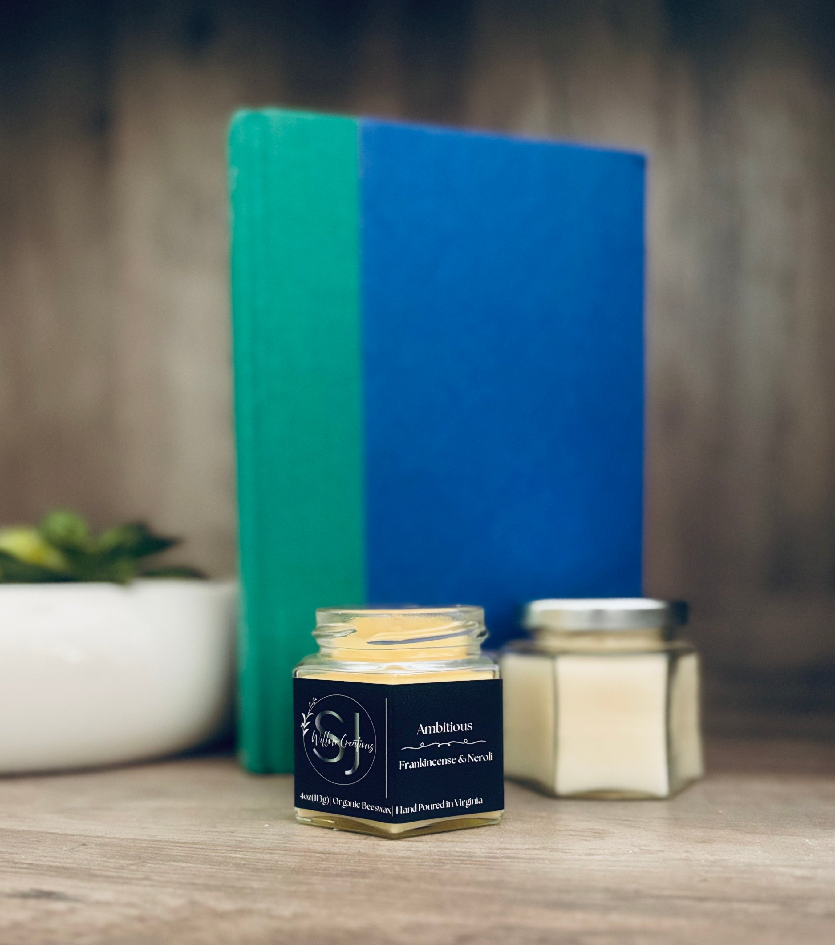 Alchemical Quarters Collection| Organic Beeswax Candles