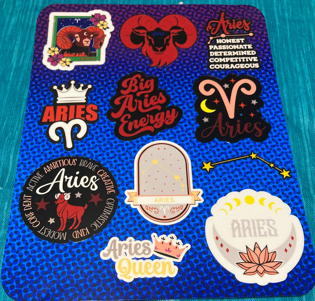 Handmade Astrological Sticker Packs