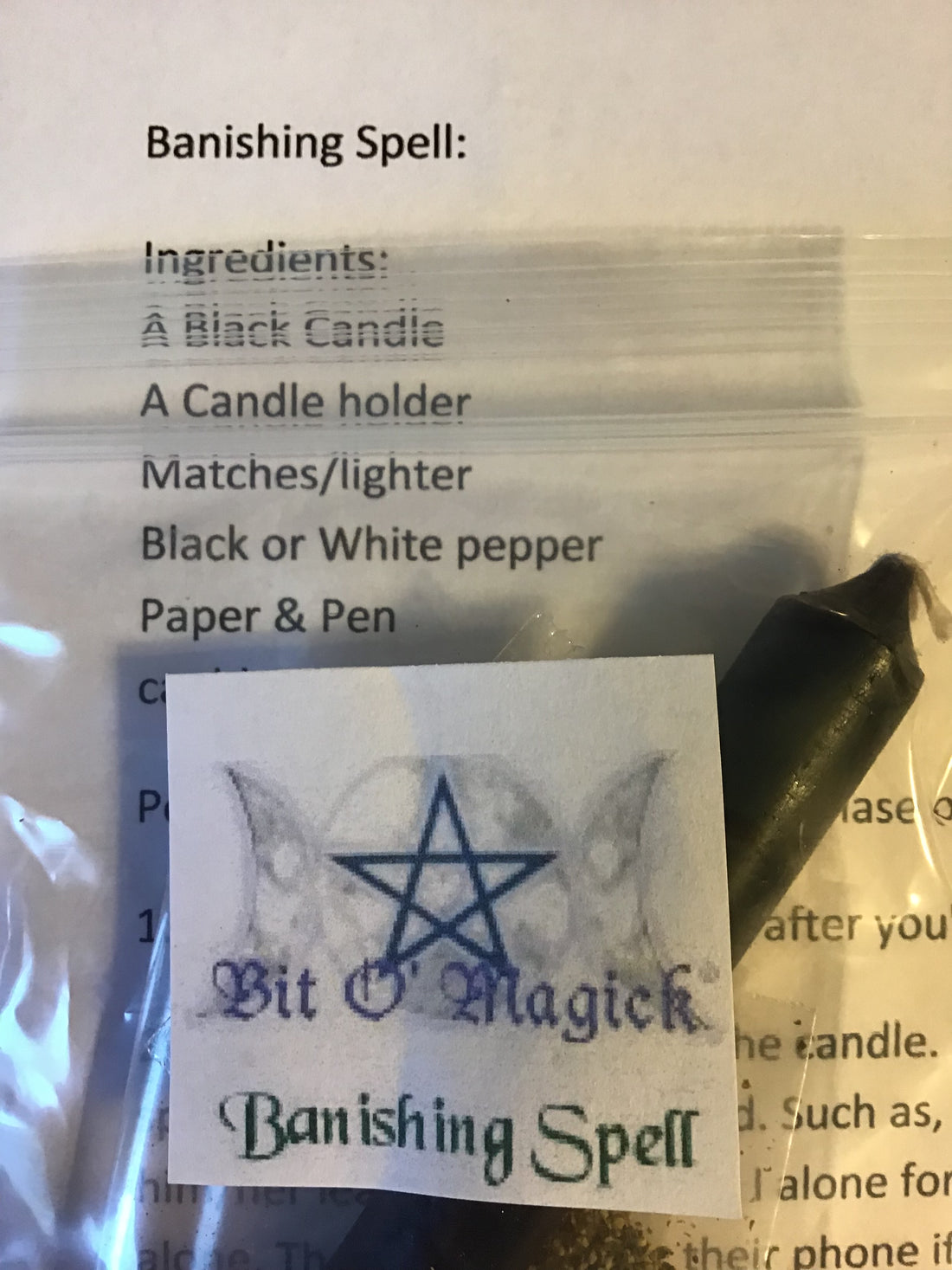 Handcrafted Spell Kits