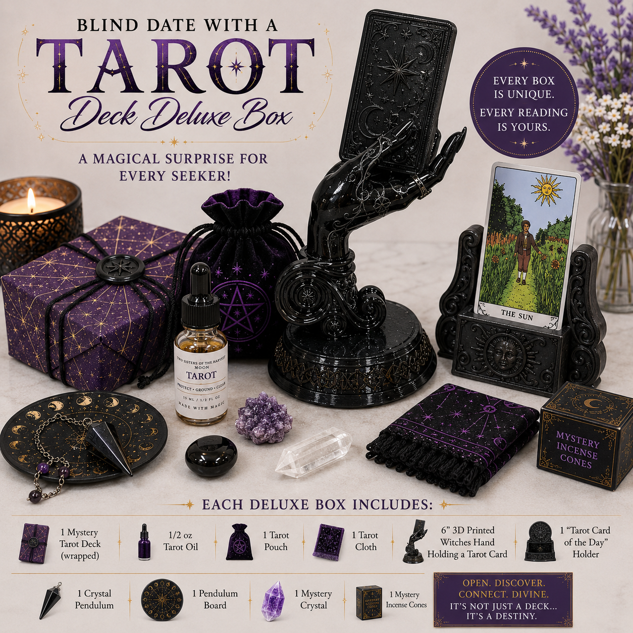 Blind Date with a Tarot Deck - Deluxe Addition + Free Shipping