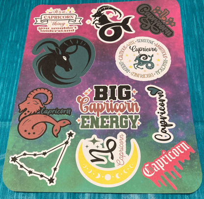 Handmade Astrological Sticker Packs