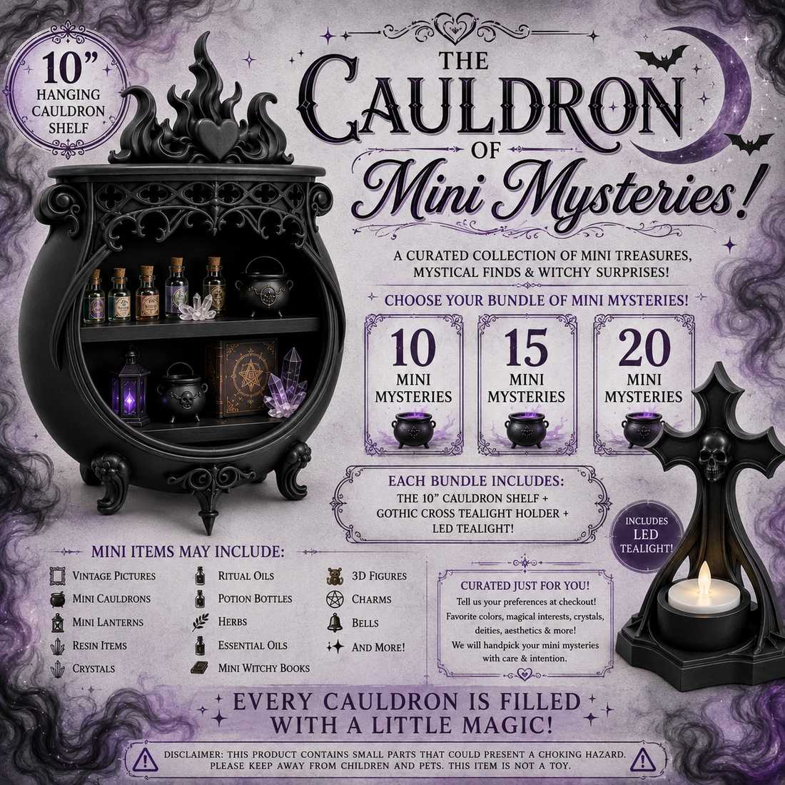 The Cauldron of Mini Mysteries + Free Shipping!