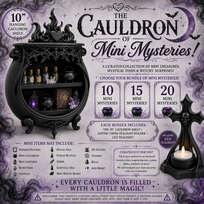 The Cauldron of Mini Mysteries + Free Shipping!