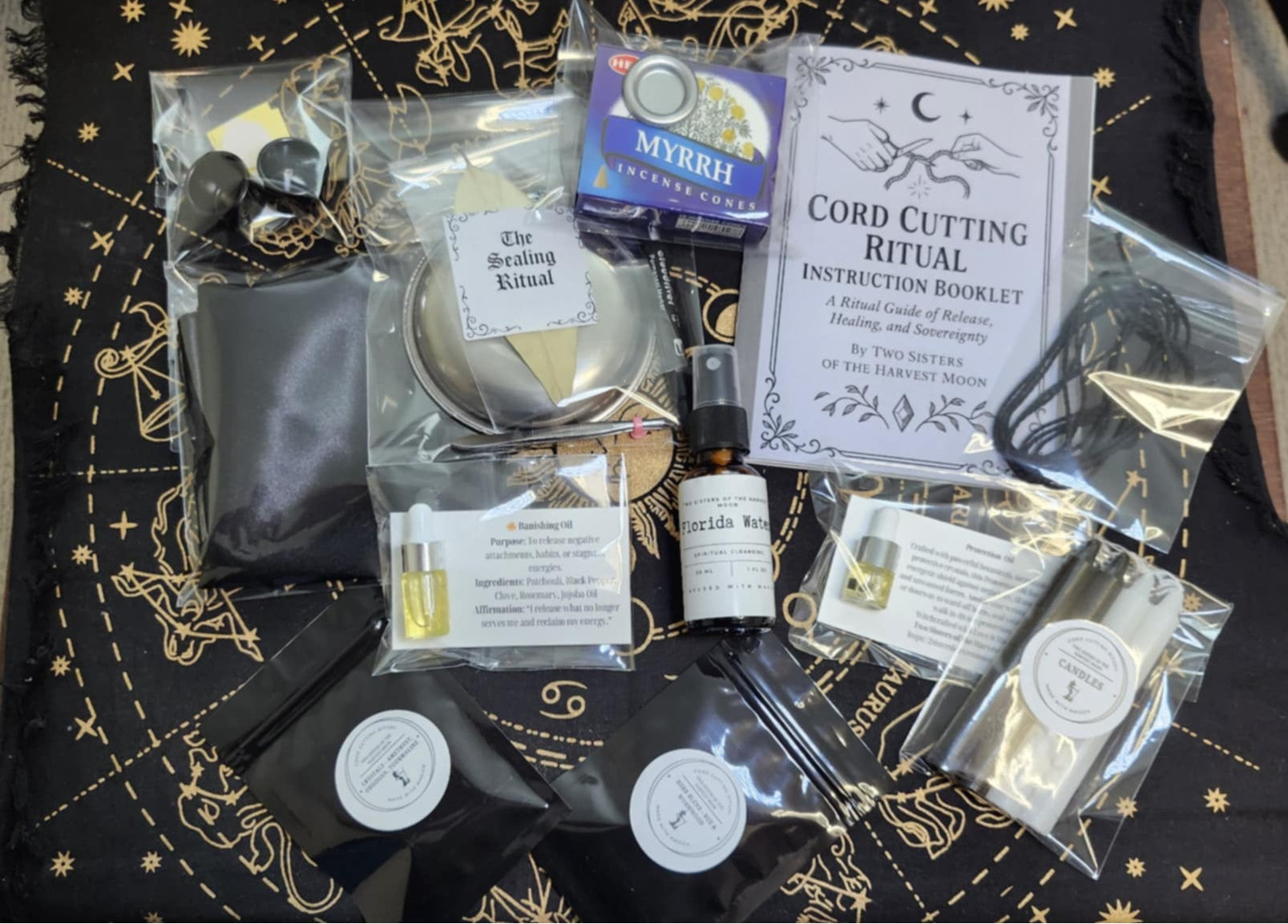 Cord Cutting Ritual Kit for Letting Go | Witchcraft Spell Kit for Energetic Release, Closure, Protection &amp; Spiritual Cleansing