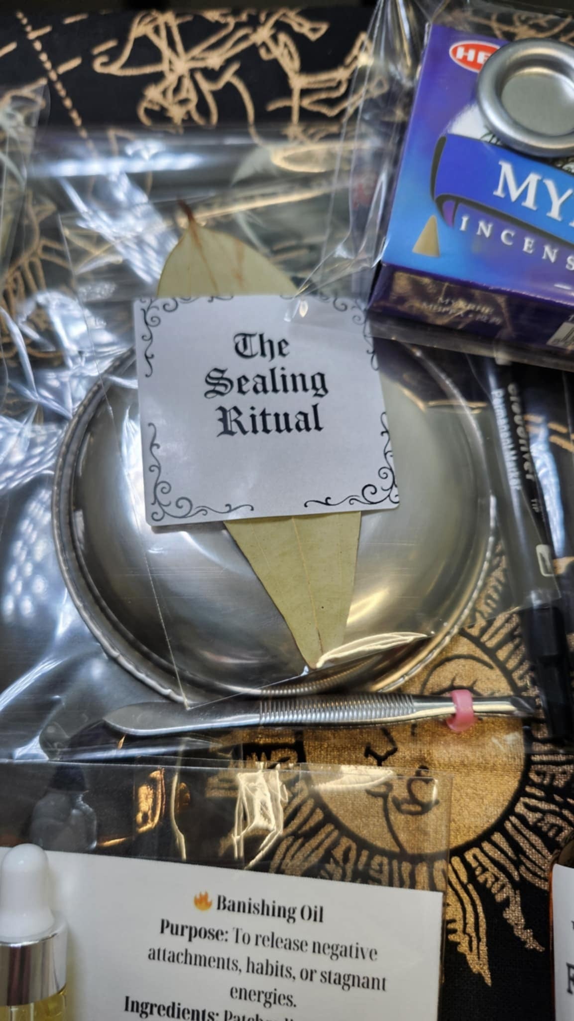 Cord Cutting Ritual Kit for Letting Go | Witchcraft Spell Kit for Energetic Release, Closure, Protection &amp; Spiritual Cleansing
