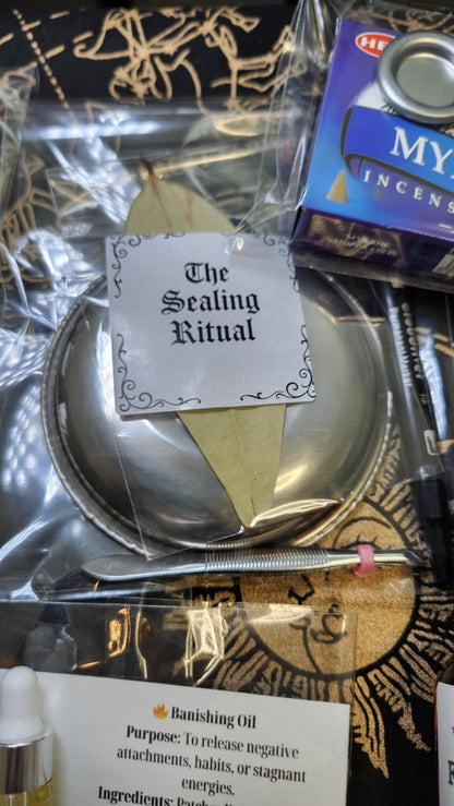 Cord Cutting Ritual Kit for Letting Go | Witchcraft Spell Kit for Energetic Release, Closure, Protection &amp; Spiritual Cleansing
