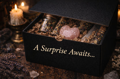 Medium Intuitive Witch Box – Personalized Ritual Set | Custom Witchcraft Kit, Crystals &amp; Altar Tools