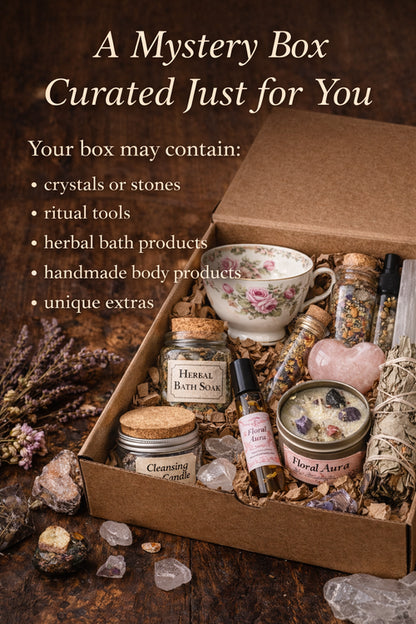 Medium Intuitive Witch Box – Personalized Ritual Set | Custom Witchcraft Kit, Crystals &amp; Altar Tools