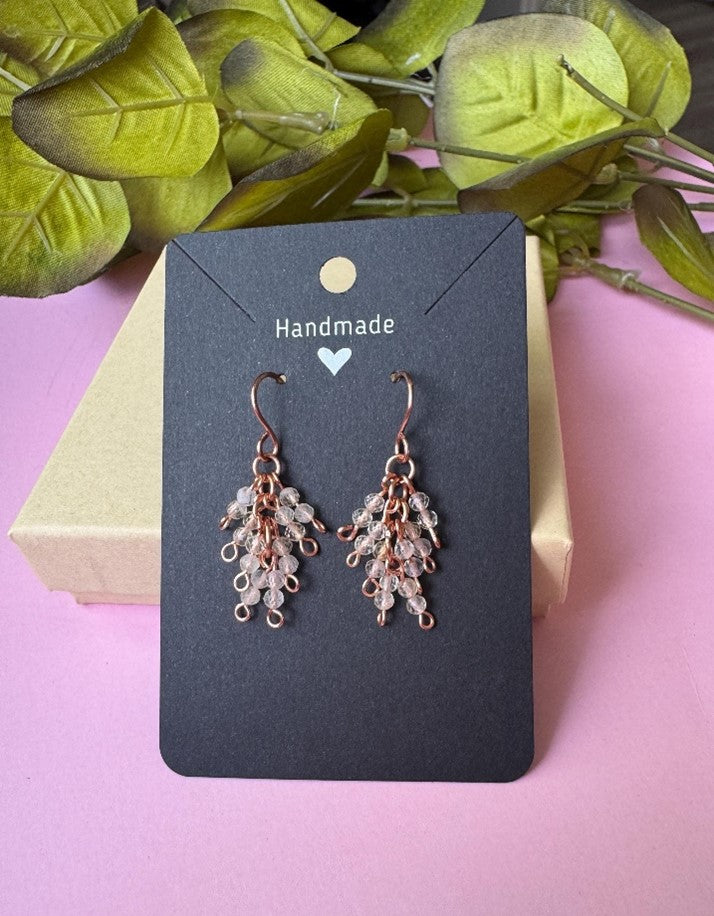 Citrine Cluster Earrings