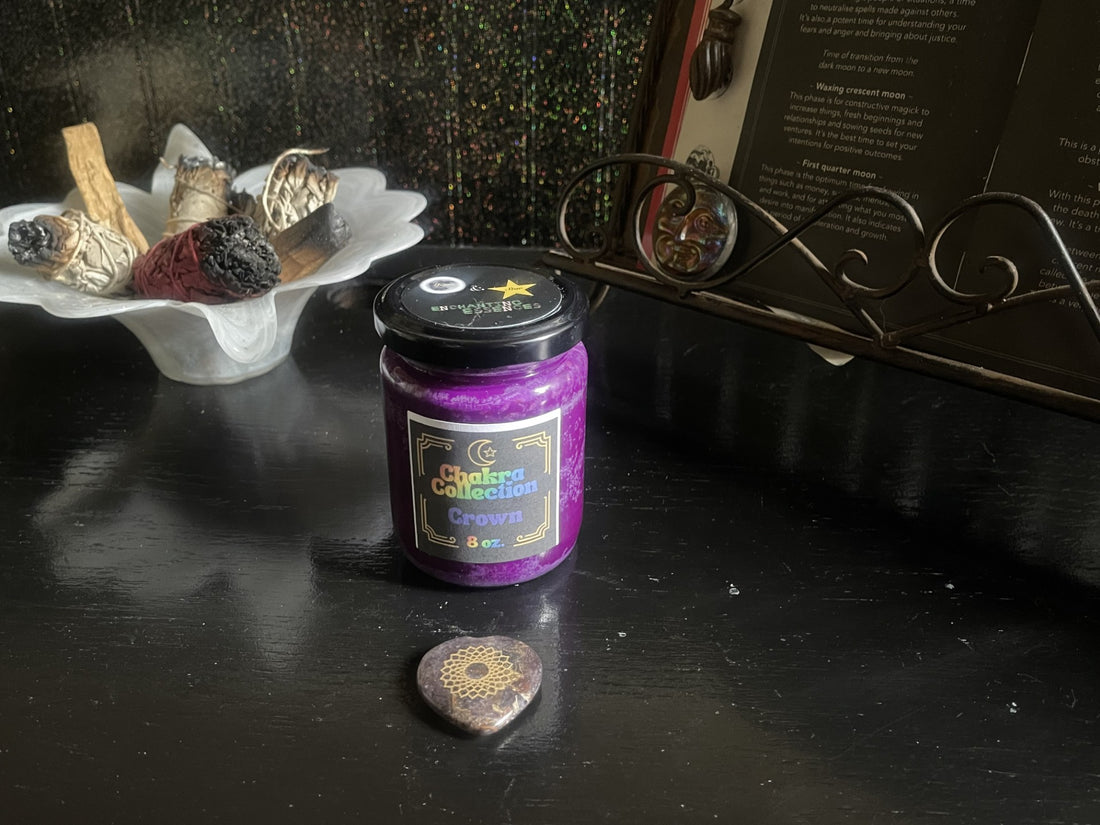 Crown chakra 8 oz. Candle 💜