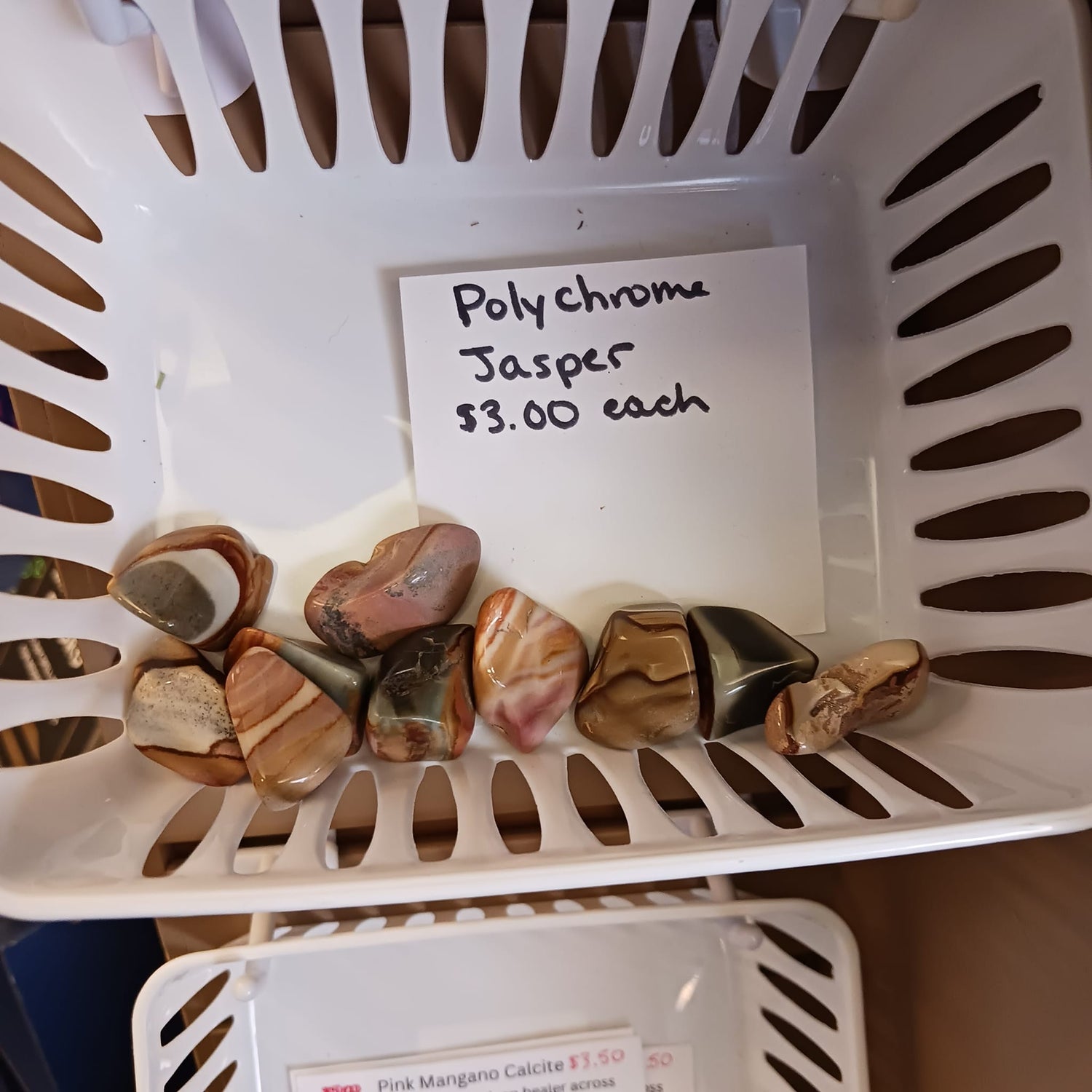 Tumbled Polychrome Jasper Crystals - Small