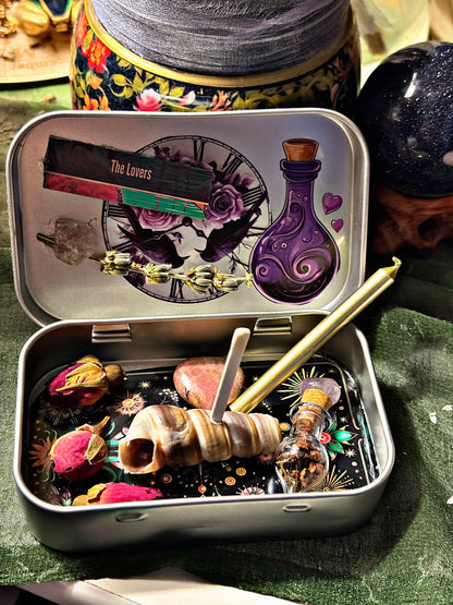 The Lovers mini travel altar