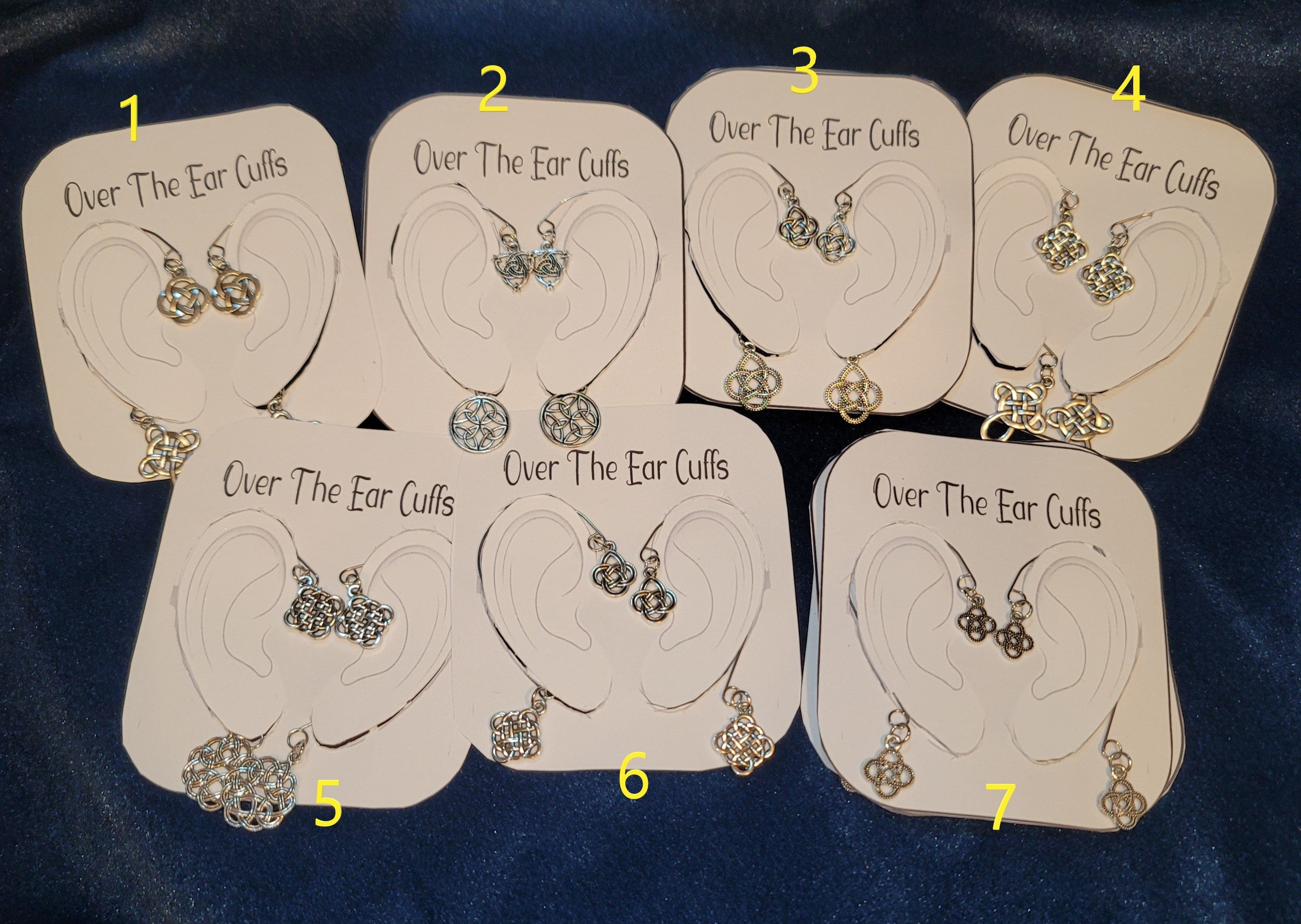 Over The Ear Cuff Pair - Pierced Earring Alternatives Set 1
