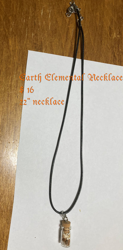Handcrafted Elemental Necklaces