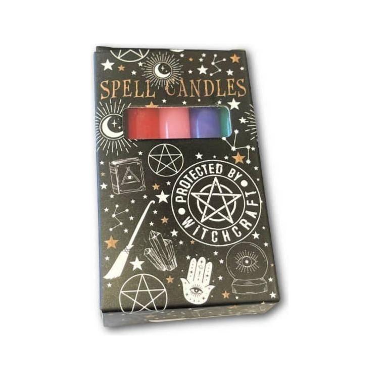 Color Magic Spell Candles - Mixed Pack of 10 (4” Ritual Candles for Spells, Manifestation &amp; Intention)