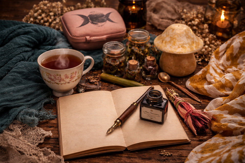 Portable Ritual Kit – Travel Altar Set | Witchcraft Tools, Crystals, Mini Spell Kit