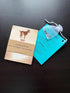 Farm Animal Wisdom Cards by Dynamic Animal Communication — Goat wisdom card with matching crystal set in organza bag