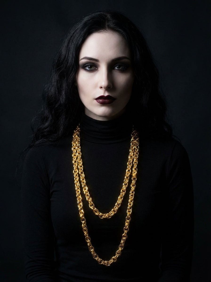 Double braided Gold chain