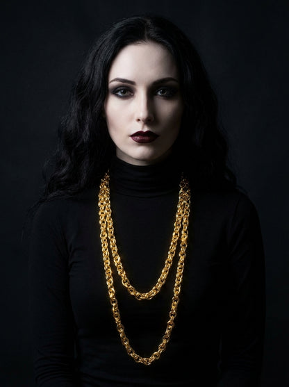 Double braided Gold chain