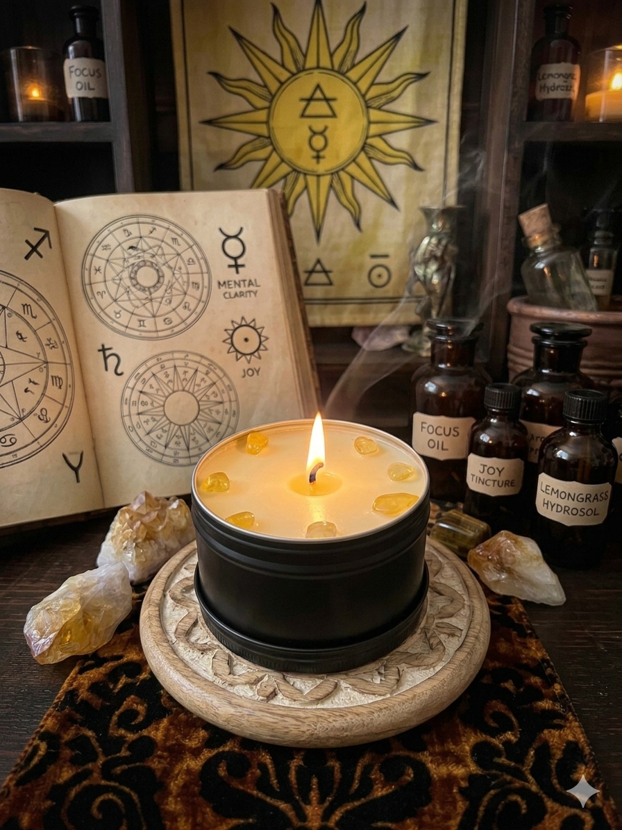 Yellow Intention Candle