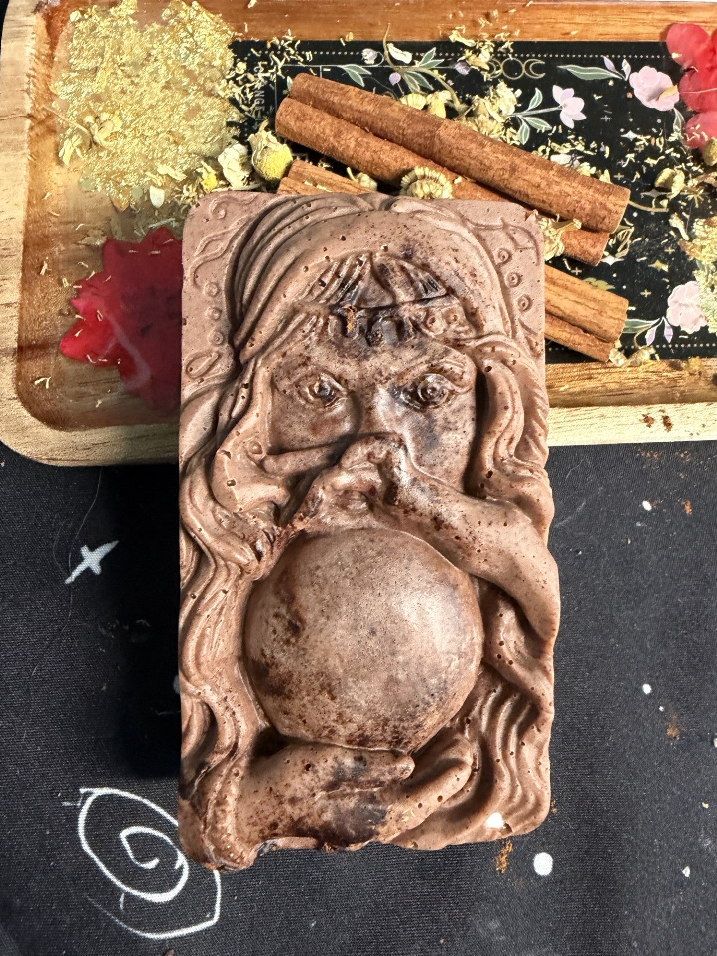 🔮 Grounding Crystal Ball Goat Milk Soap ✨