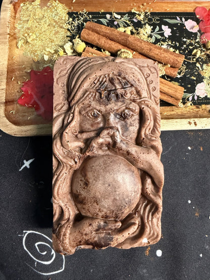 🔮 Grounding Crystal Ball Goat Milk Soap ✨