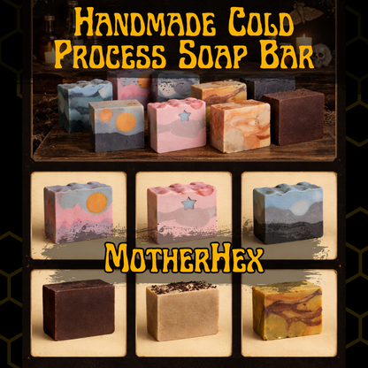 Hand‑Poured Cold Process Soap Bar