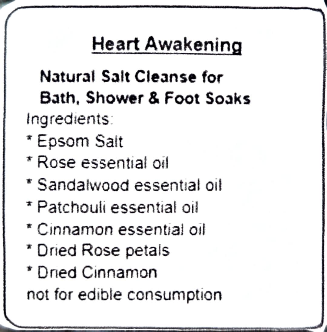 Heart Awakening - Handmade Natural Salt Cleanse