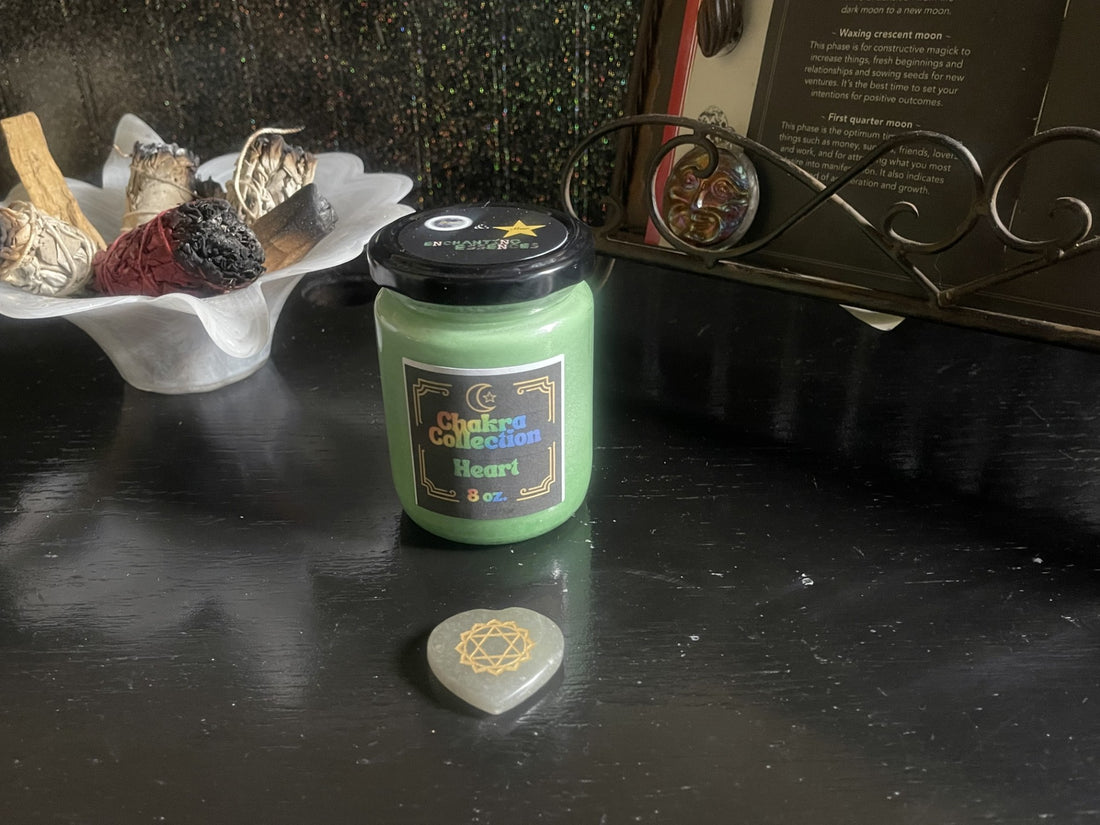 Heart Chakra 8 oz. Candle 💚