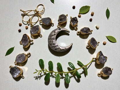 Herkimer Diamond necklace pieces
