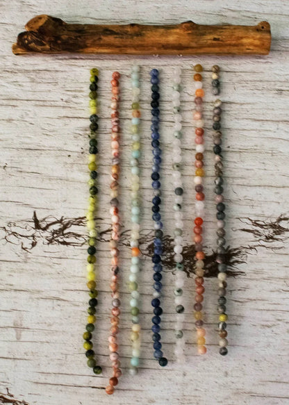 Foraged Wood Crystal Suncatcher | Handmade 7 Strand Lightcatcher