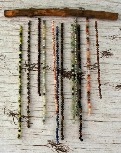 The Lightweaver | Pearwood Crystal Curtain Window Hanging