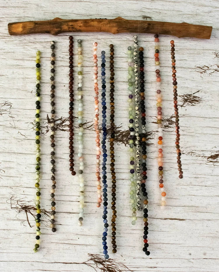 The Lightweaver | Pearwood Crystal Curtain Window Hanging