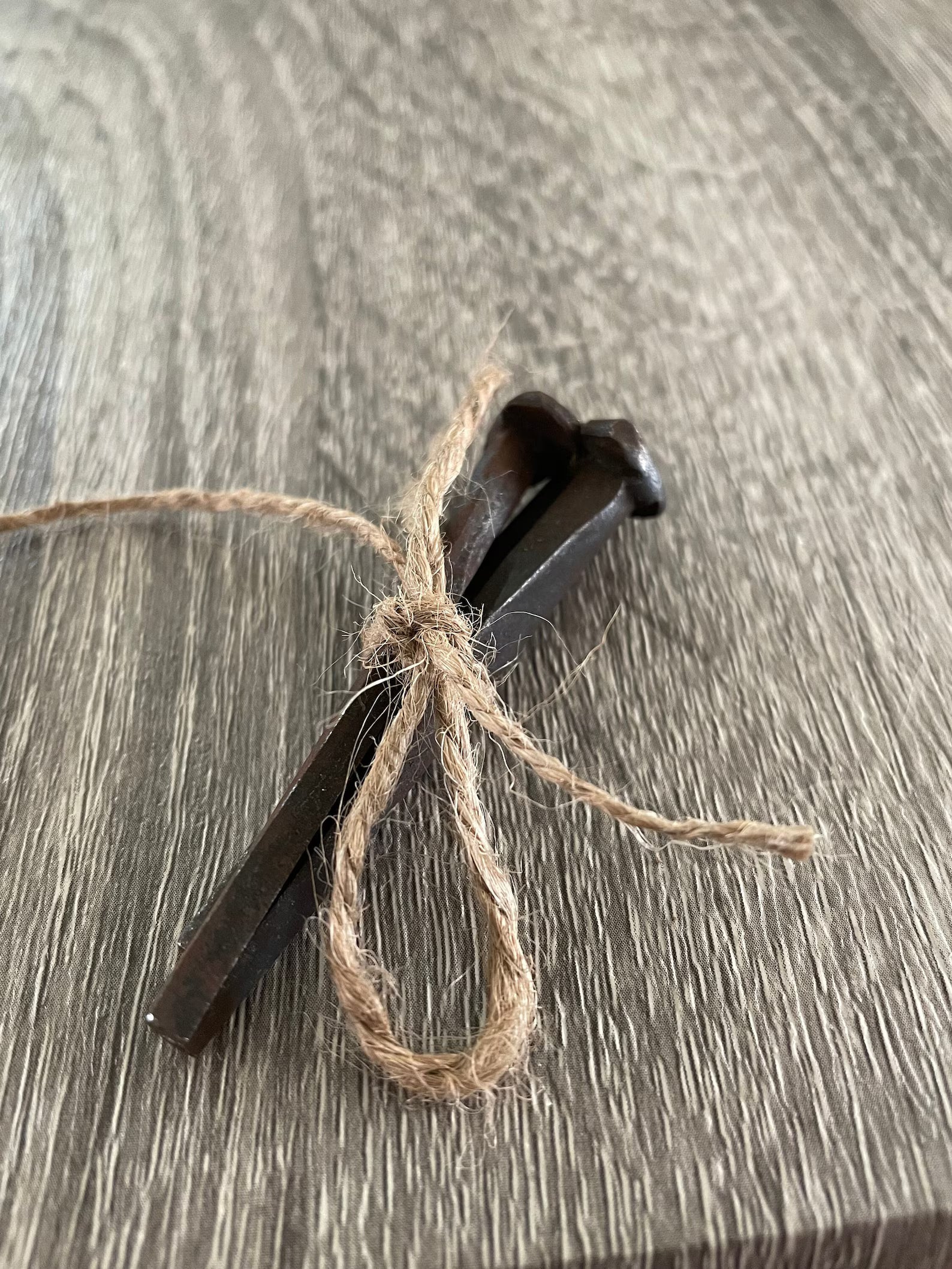 Coffin Nails Rustic Iron Rose head