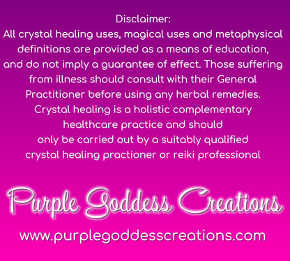 Amethyst Crystal Worry Stone, Calming, Cleansing, Protection, Stress Relief, Purification, Meditation, Emotional Issues, Healing
