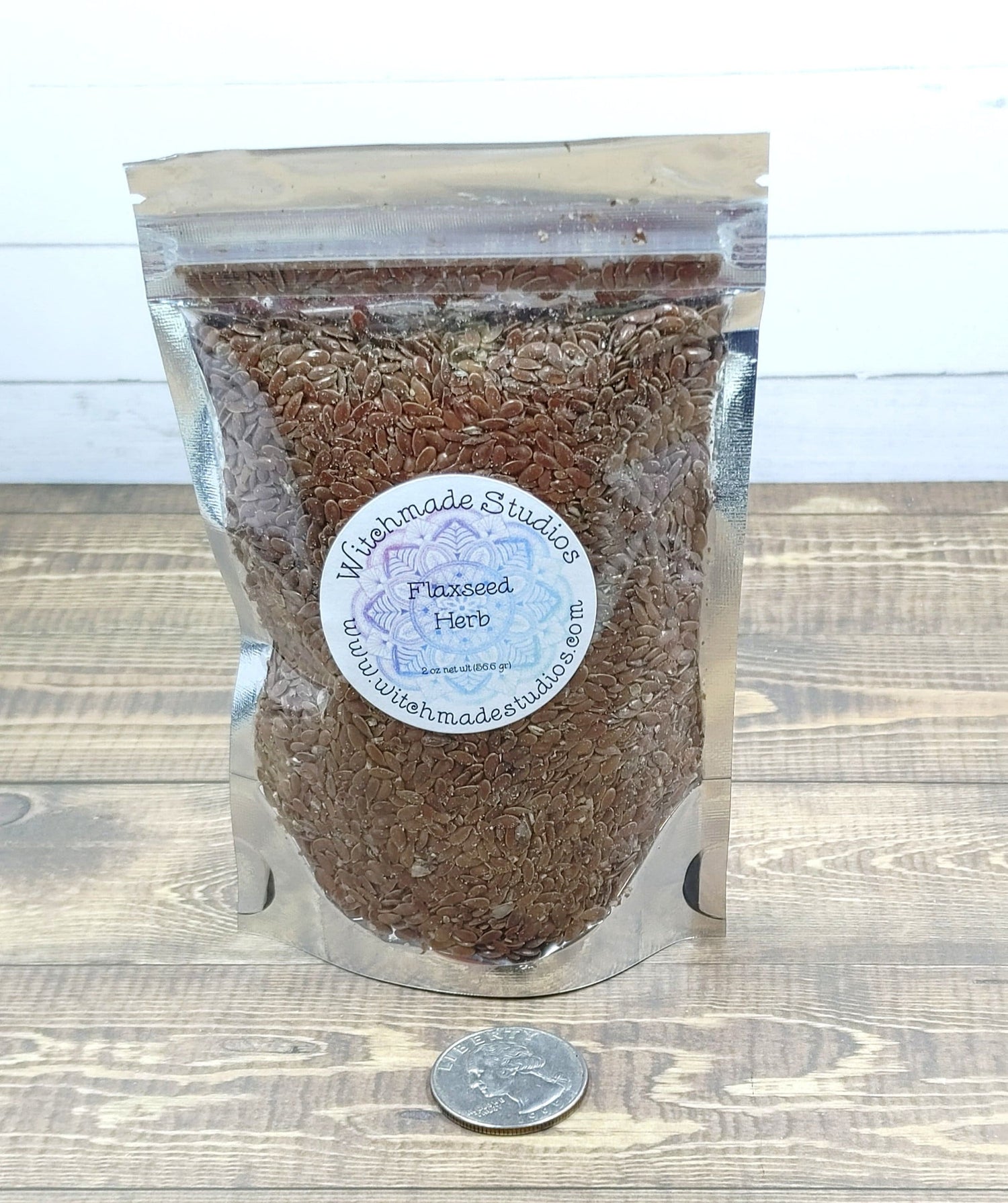 Flax Seed, Abundance, Prosperity, Healing, Protection (1 oz)