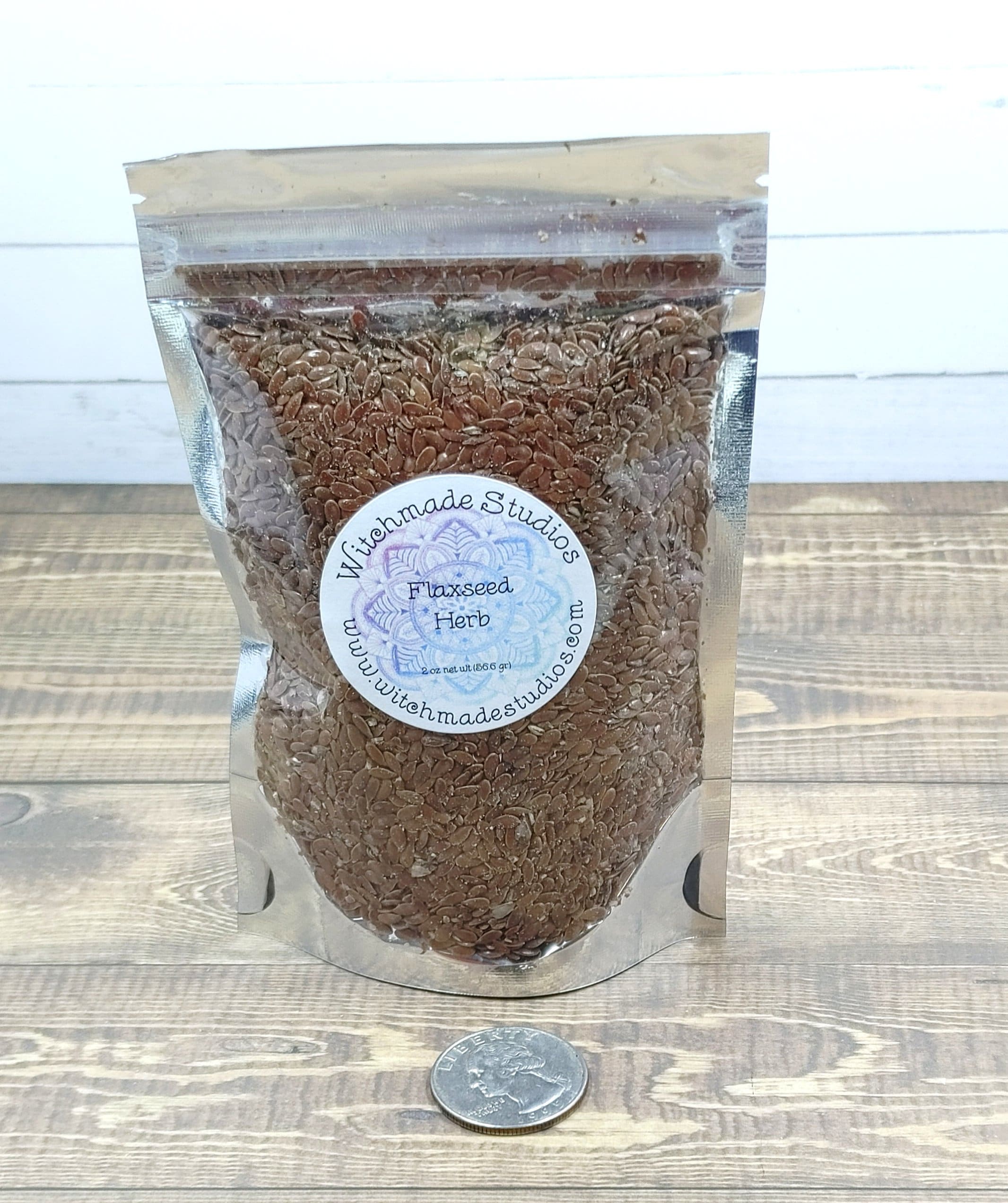 Flax Seed, Abundance, Prosperity, Healing, Protection (1 oz)