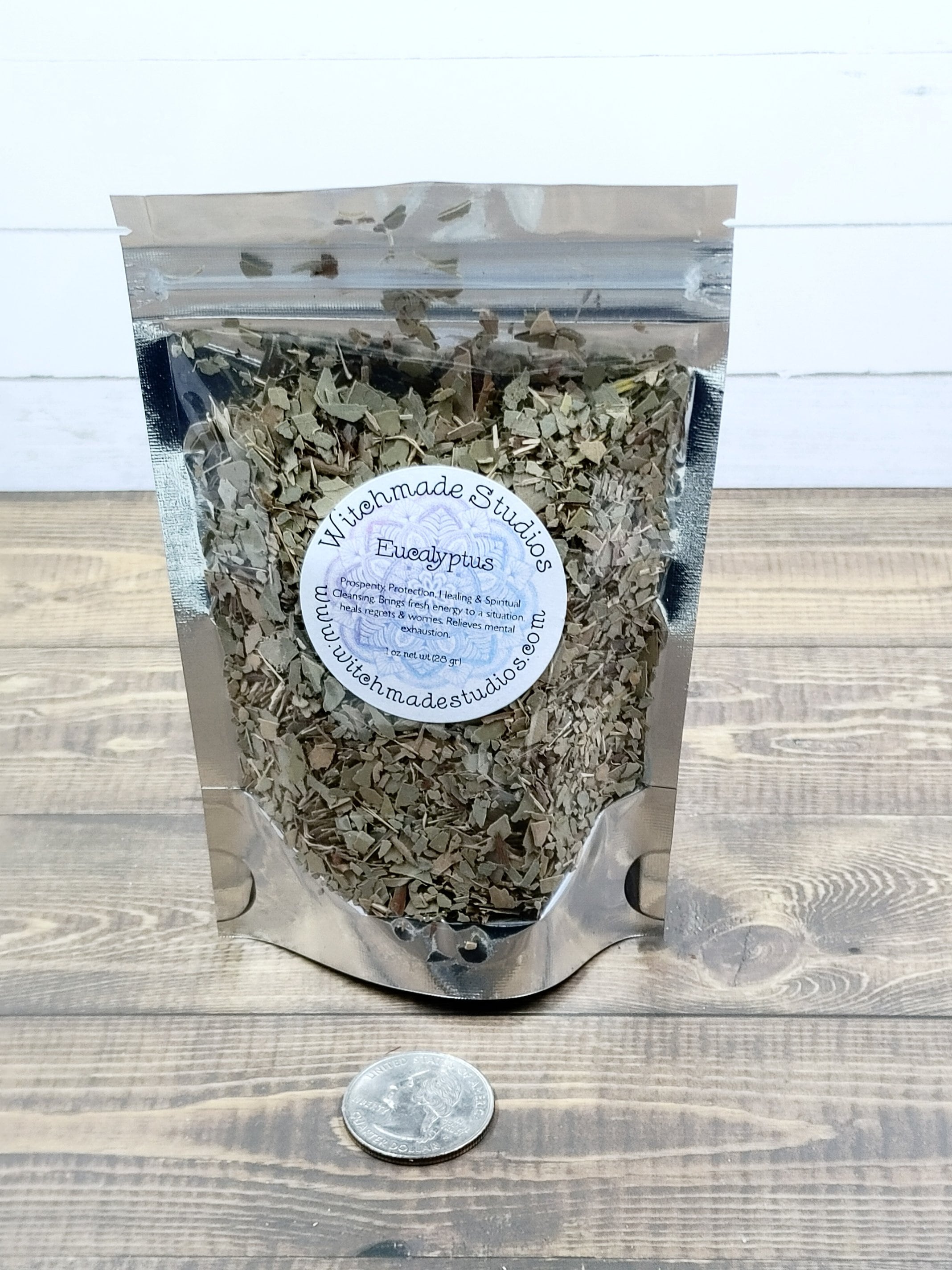 Eucalyptus Leaf, Cut, Prosperity, Protection, Healing, Spiritual Cleansing (1 oz)