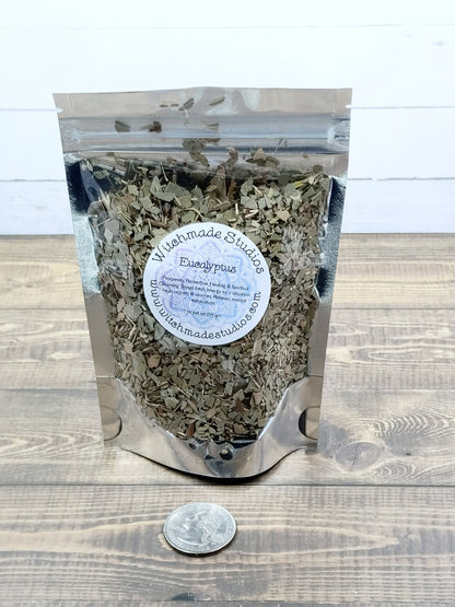 Eucalyptus Leaf, Cut, Prosperity, Protection, Healing, Spiritual Cleansing (1 oz)