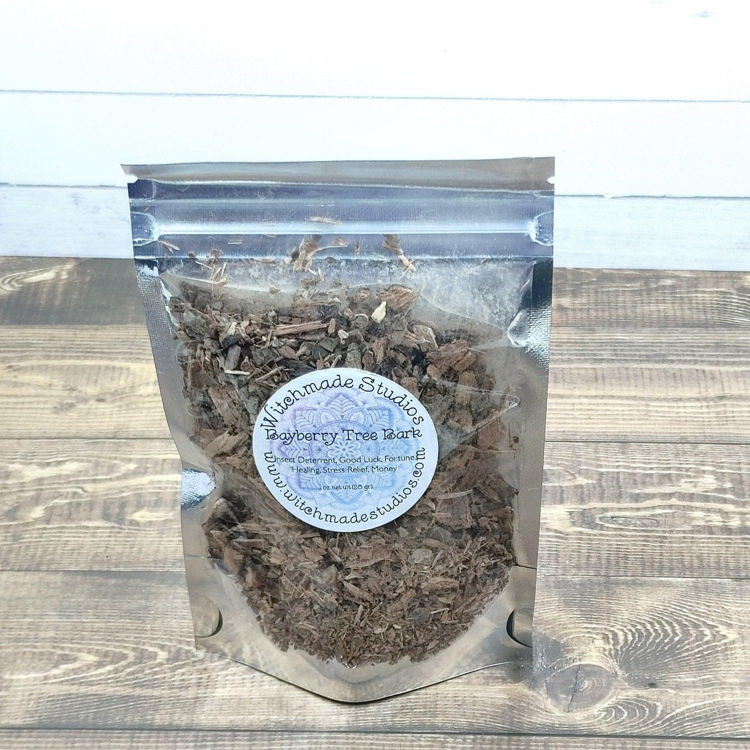 Bayberry Tree Bark Herb, Insect Deterrent, Good Luck, Fortune, Healing, Stress Relief, Money (1 oz)