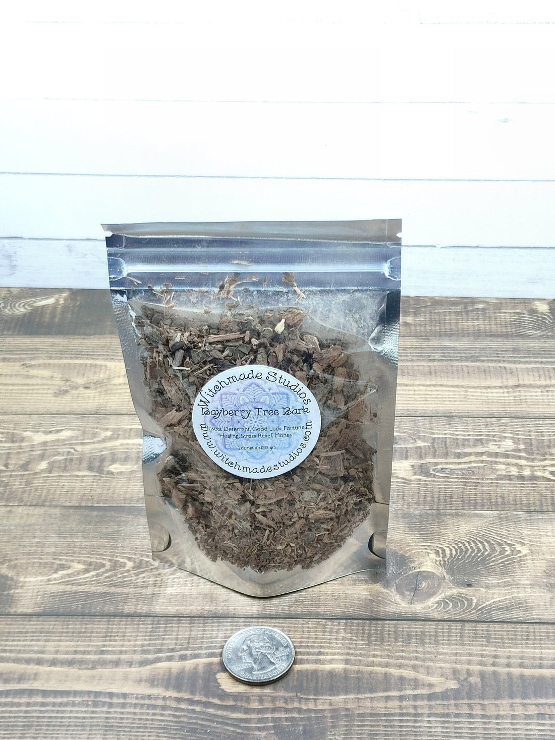 Bayberry Tree Bark Herb, Insect Deterrent, Good Luck, Fortune, Healing, Stress Relief, Money (1 oz)