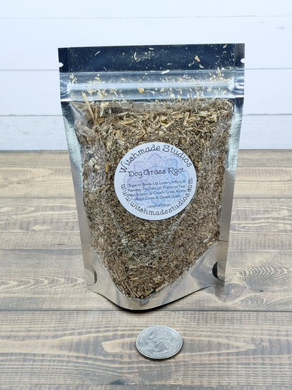 Dog Grass Root Herb, Protection, Banishing, Cleansing, Remove Hexes, Promote Happiness, Attraction, Attract Lover (1 oz)
