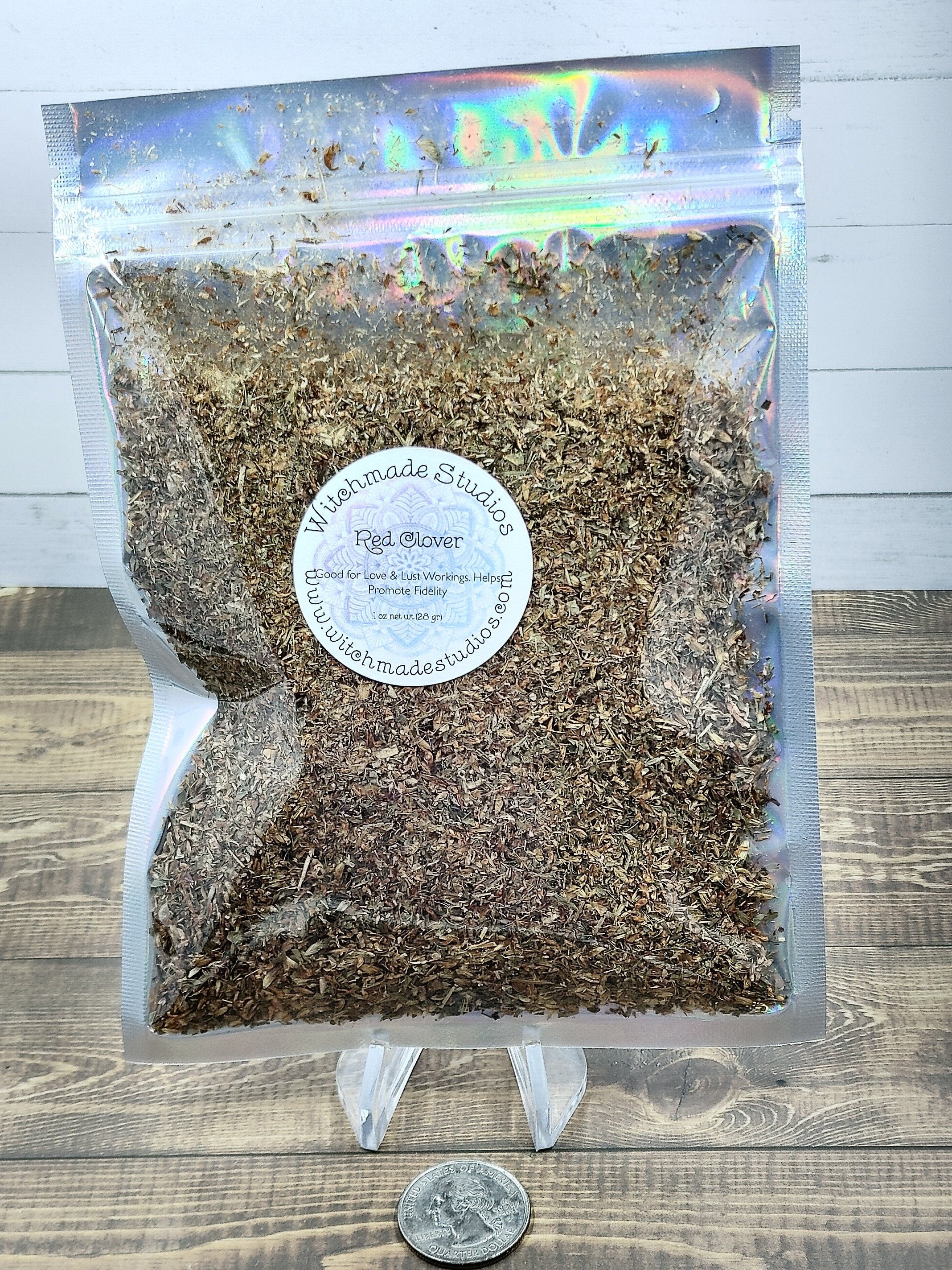 Red Clover Herb, Cleansing, Protection, Prosperity, Love, Lust, Fidelity, Astral Projection (1 oz)