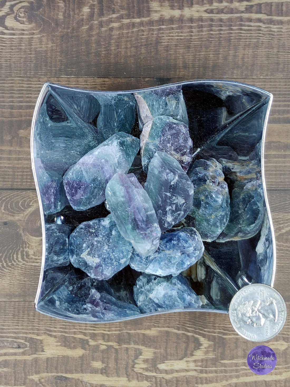 Raw Rainbow Fluorite Specimen: Chakra &amp; Reiki Healing Stone