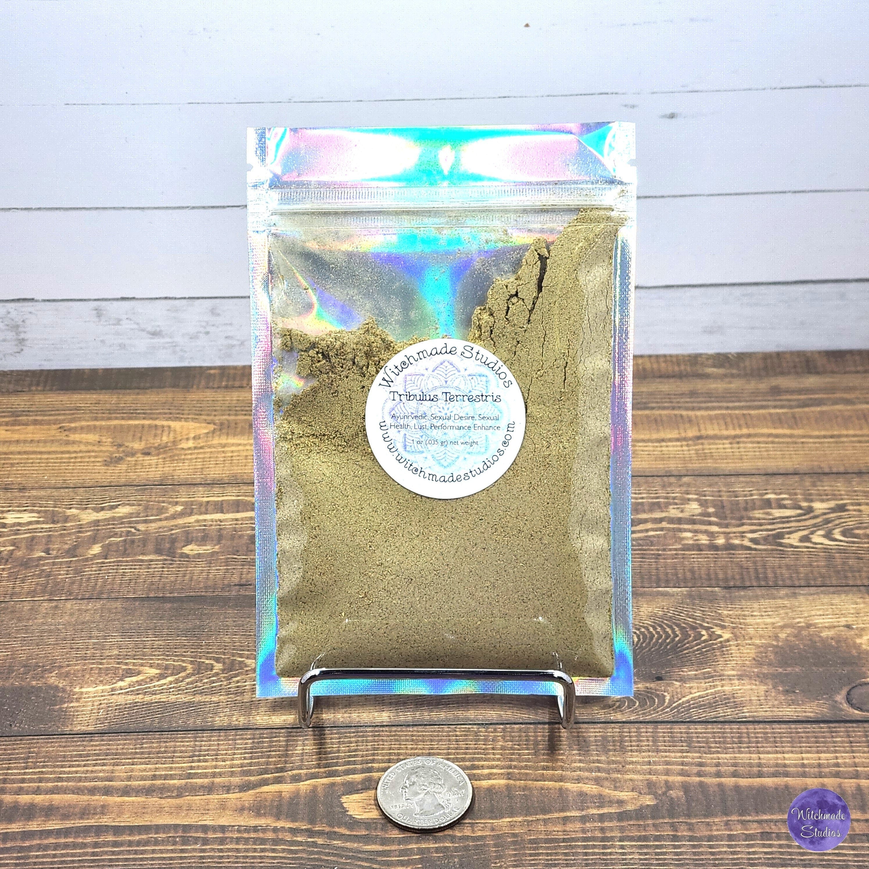 Tribulus Terrestris Powder, Ayunrvedic, Sexual Desire, Sexual Health, Lust, Enhancing Performance (1 oz)